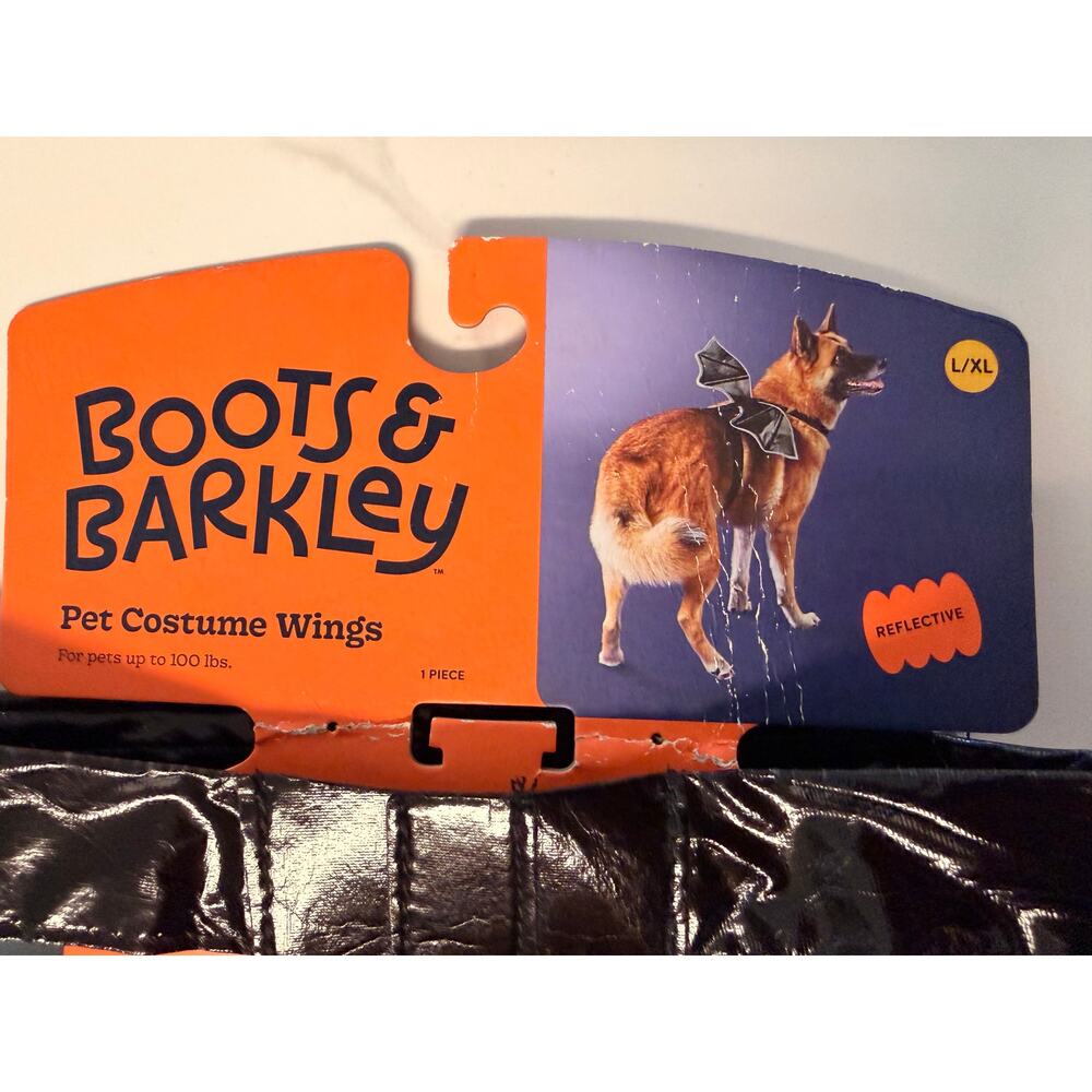Boots & Barkley Reflective Bat Wings Dog Costume Halloween Pet L/XL - Picture 3 of 3